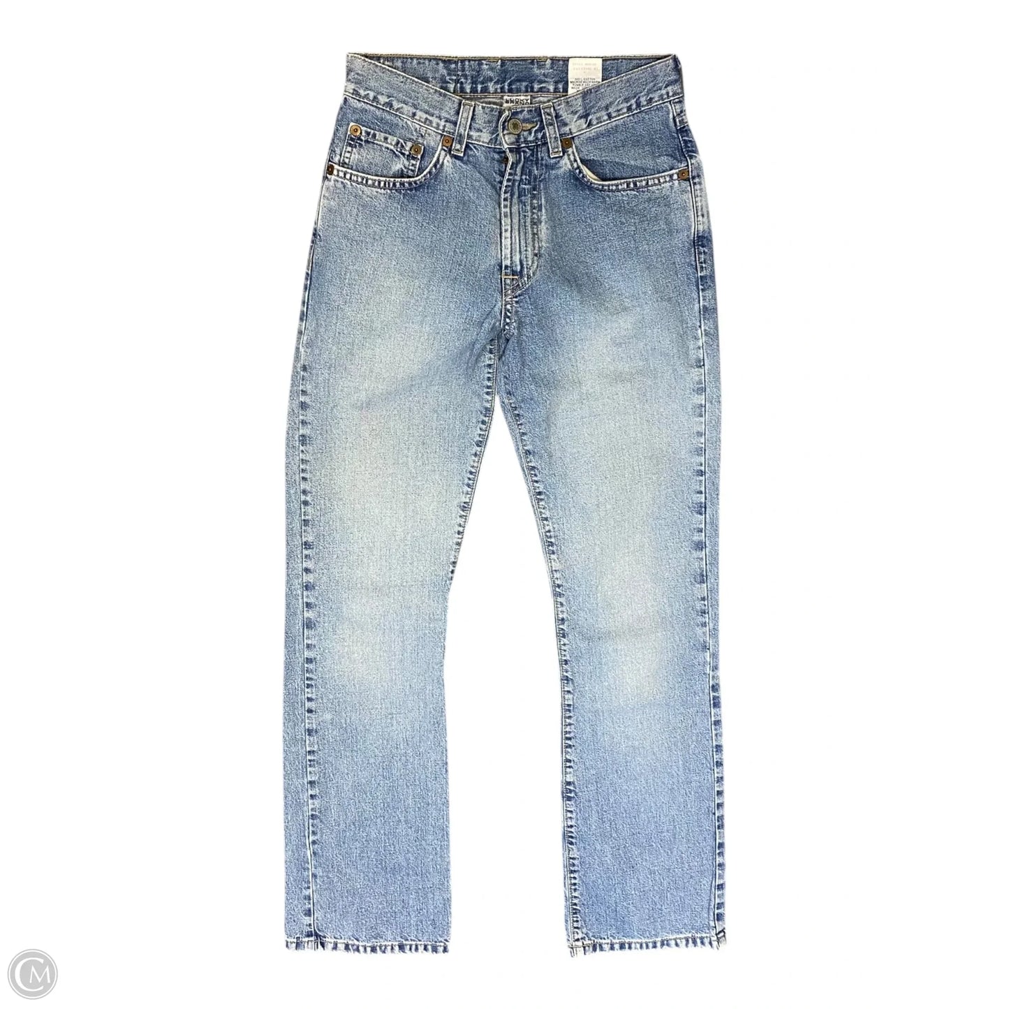 Jeans Straight By Lucky Brand In Blue Denim, Size: 4
