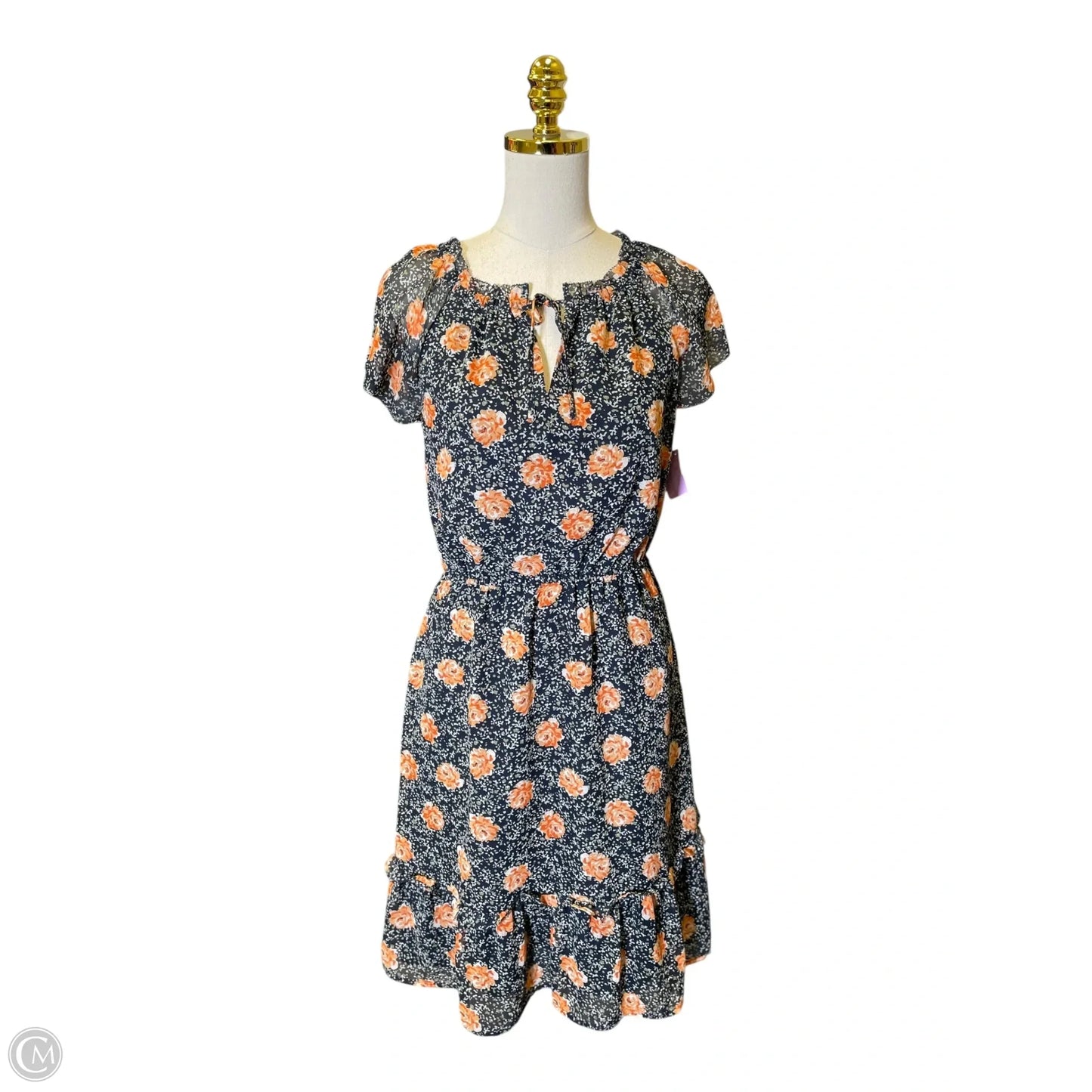 Dress Casual Midi By Loft In Floral Print, Size: S