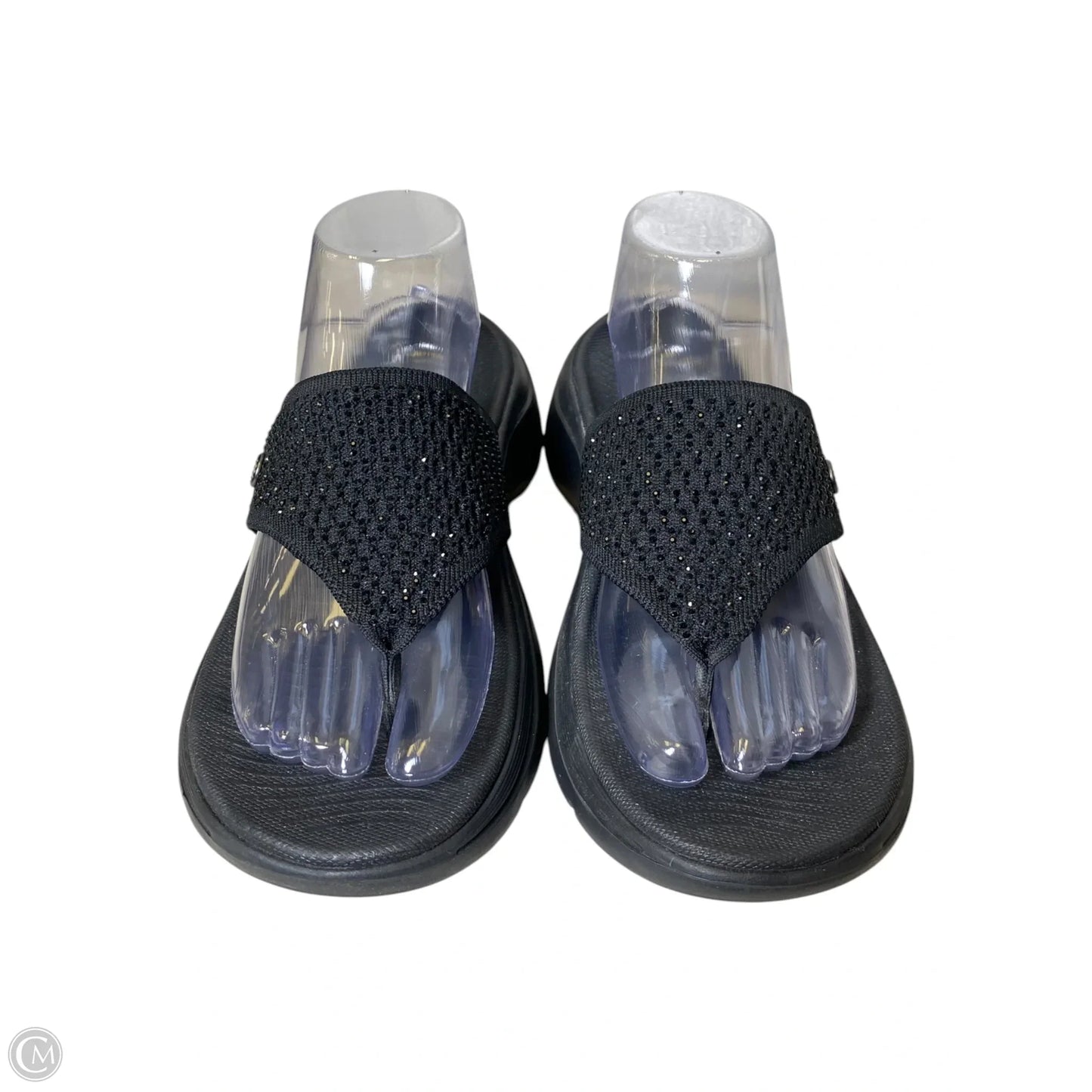 Sandals Flats By Skechers In Black, Size: 8
