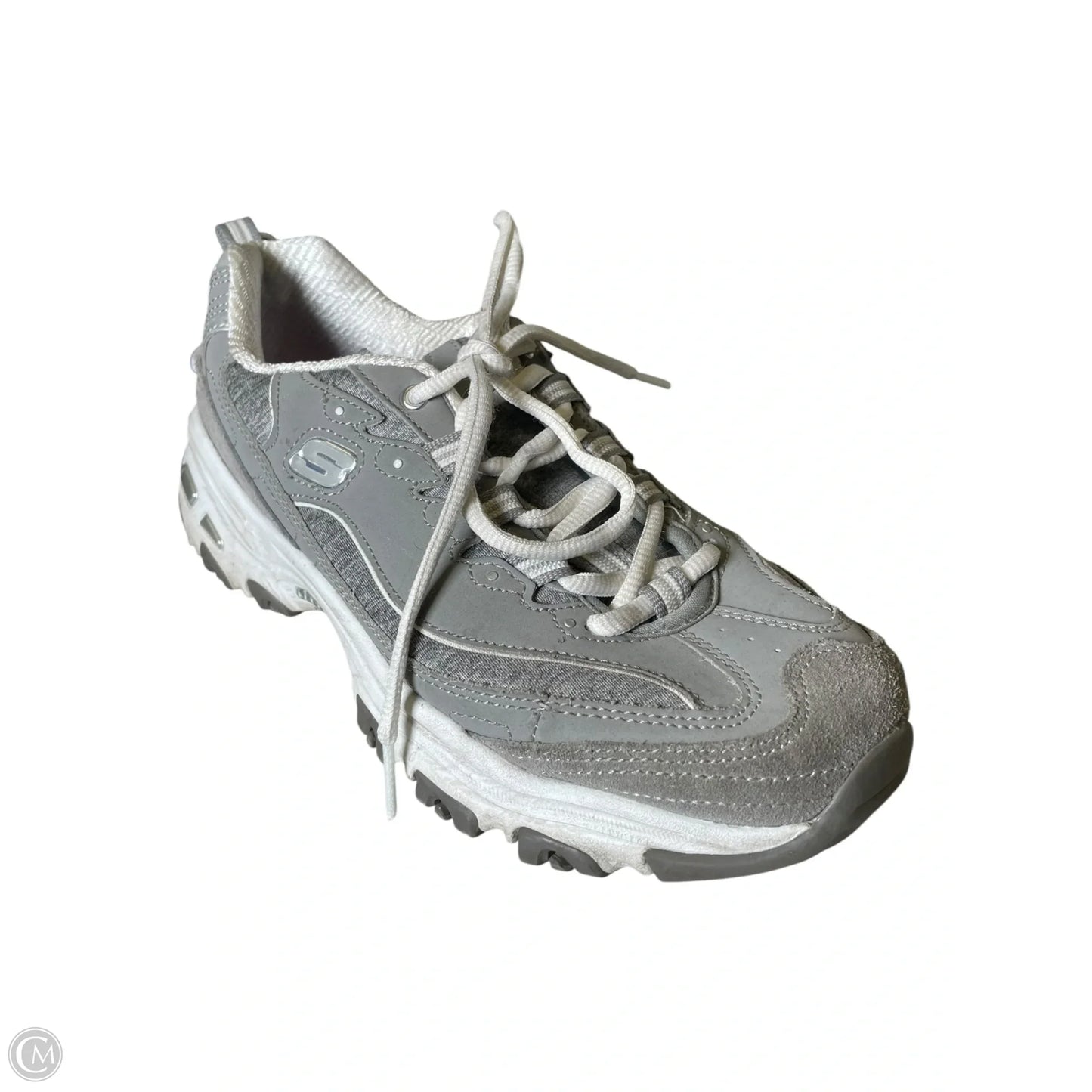 Shoes Athletic By Skechers In Grey, Size: 8