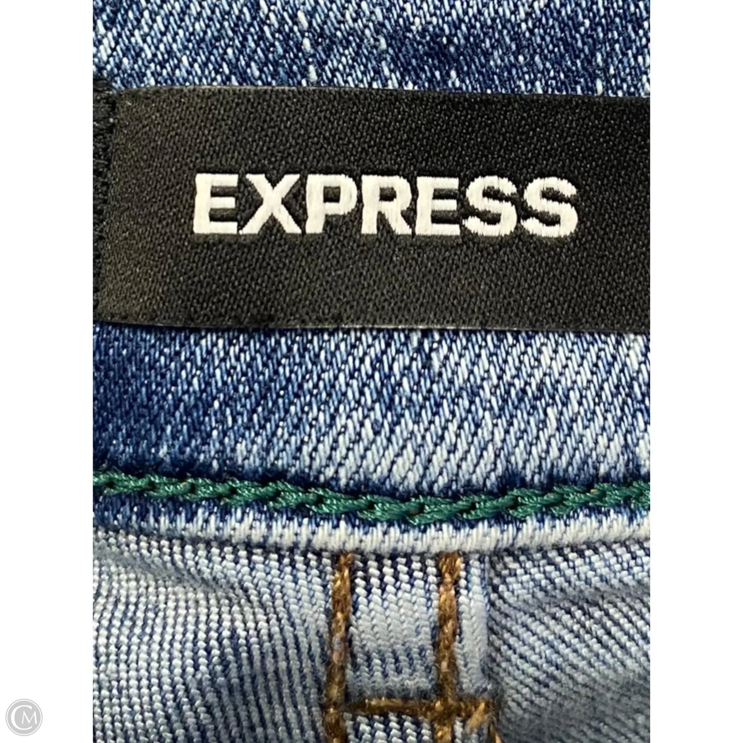 Jeans Skinny By Express In Blue Denim, Size: 2