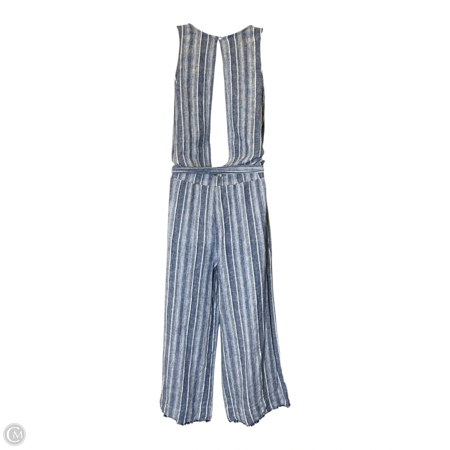 Jumpsuit By Cloth & Stone In Blue & White, Size: M