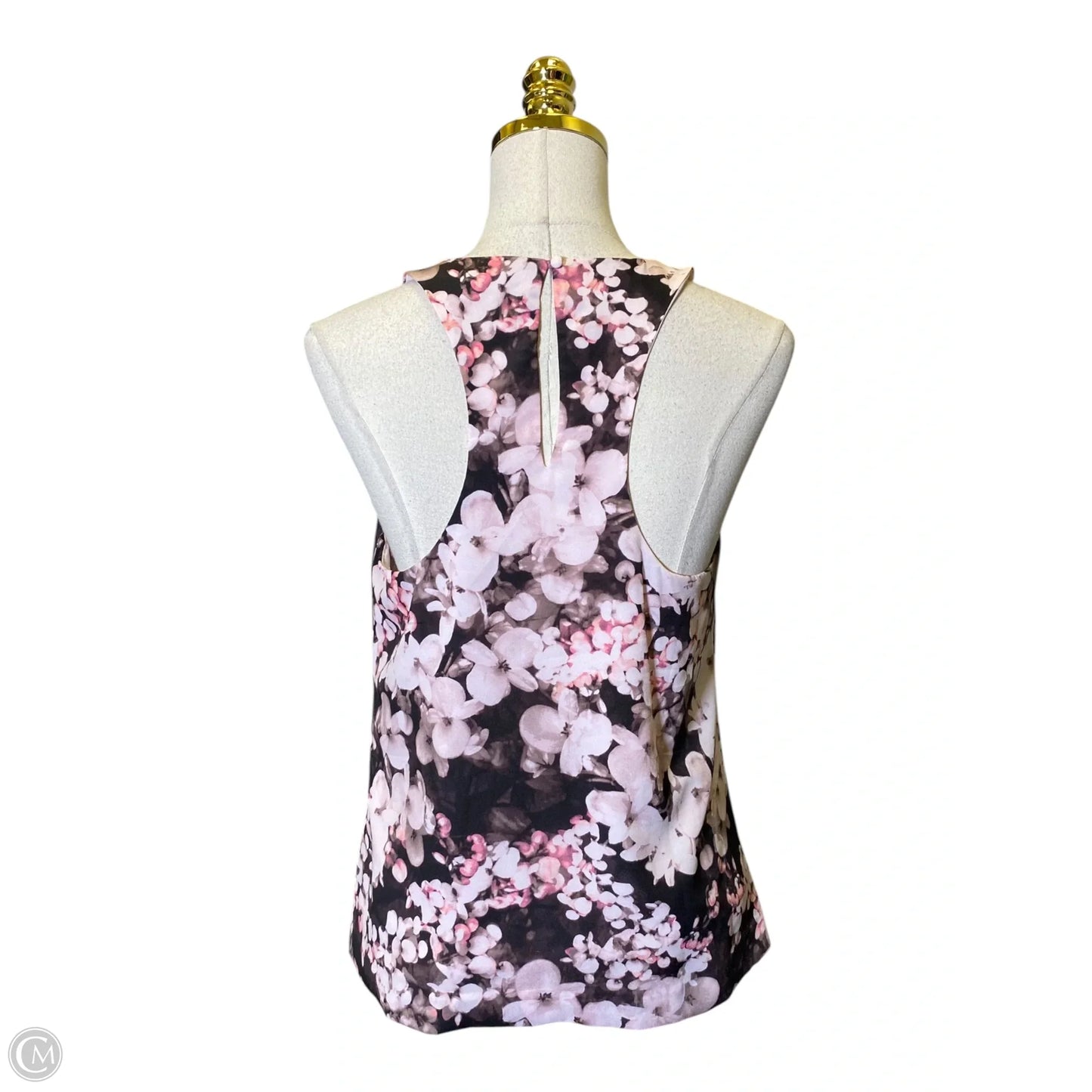 Top Sleeveless By Banana Republic In Floral Print, Size: Xs