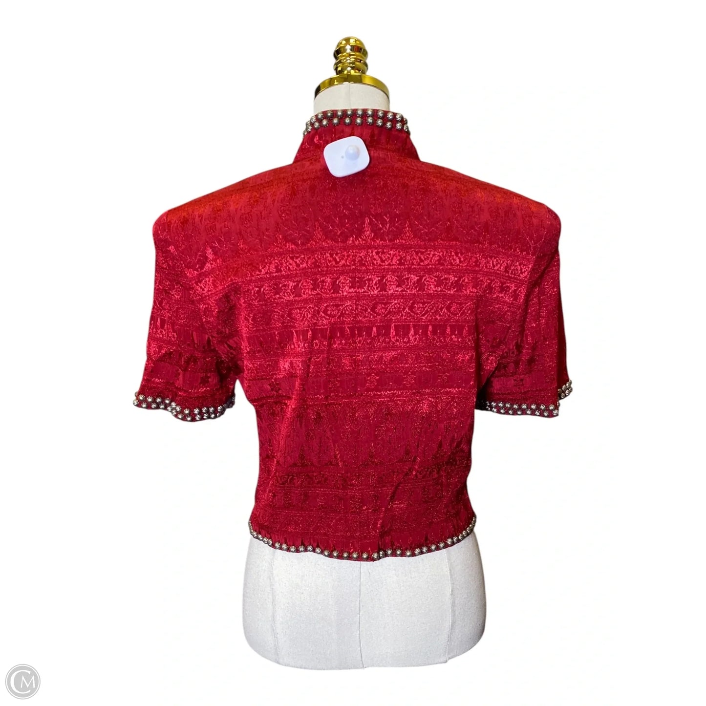 Top Short Sleeve By Double D Ranch In Red, Size: L