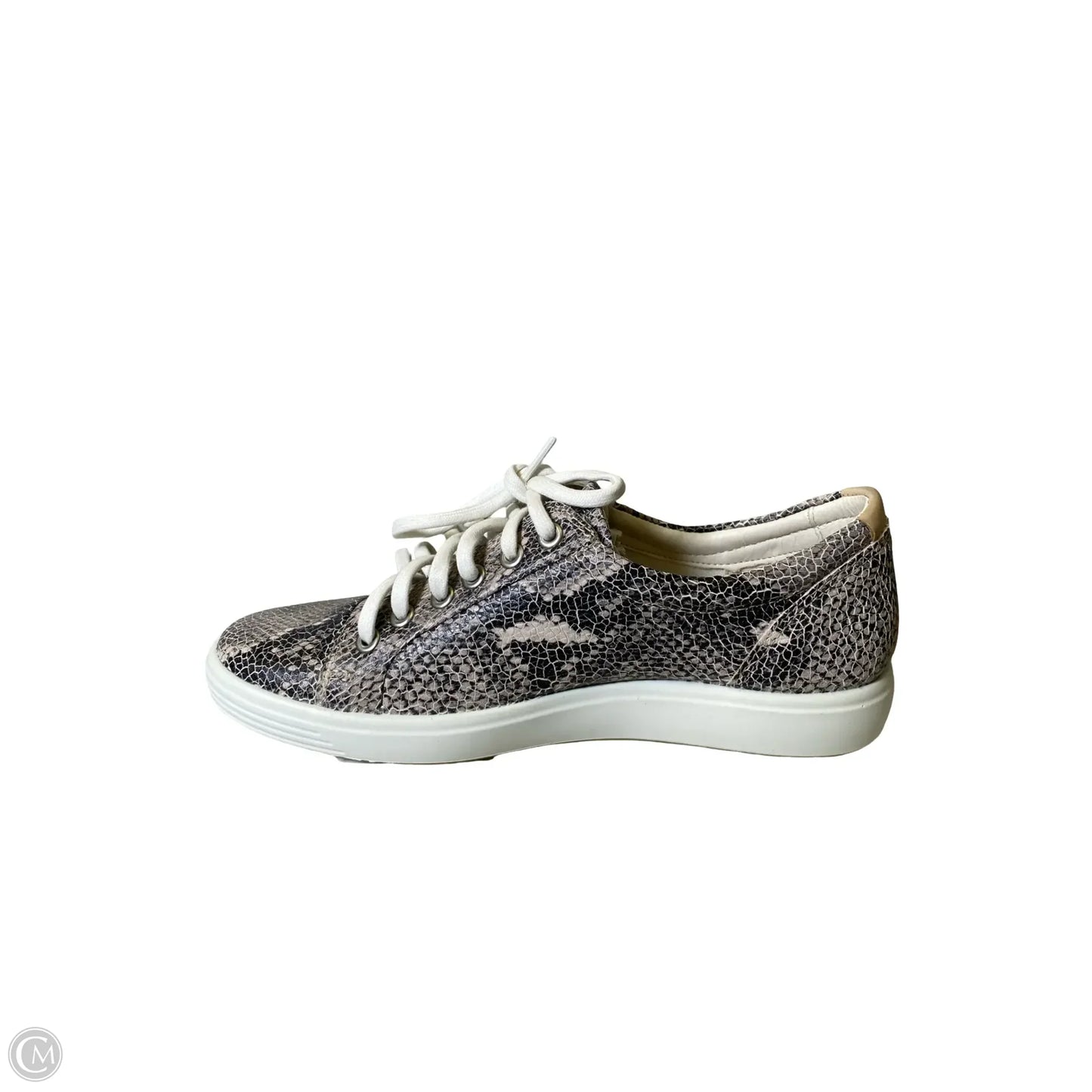Shoes Flats By Ecco In Snakeskin Print, Size: 7.5