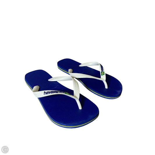 Sandals Flip Flops By Havaianas In Multi-colored, Size: 11.5