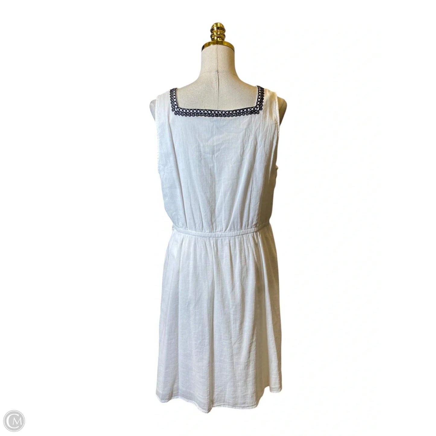 Dress Casual Midi By Talbots In Black & White, Size: 12p