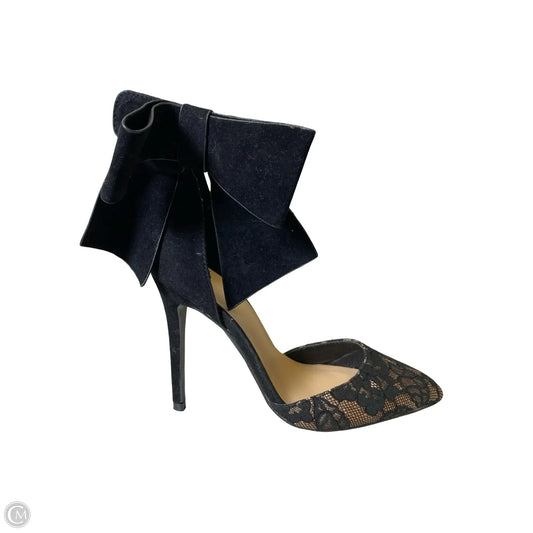 Shoes Heels Stiletto By Shoedazzle In Black & Tan, Size: 7