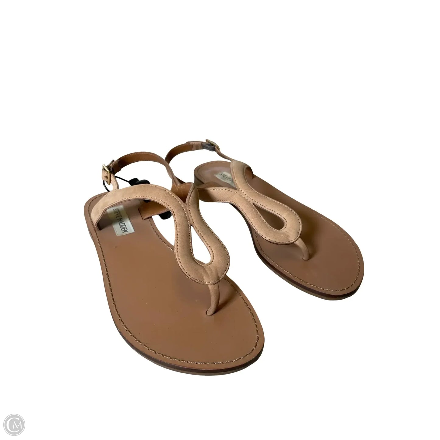 Sandals Flats By Steve Madden In Beige, Size: 5.5