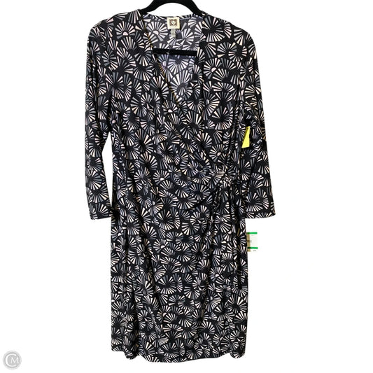 Dress Casual Midi By Anne Klein In Multi-colored, Size: L