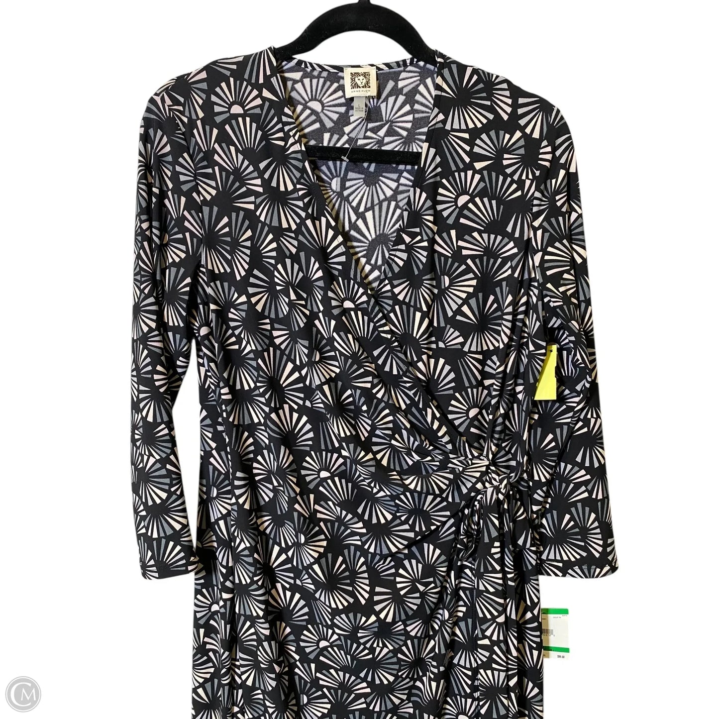 Dress Casual Midi By Anne Klein In Multi-colored, Size: L