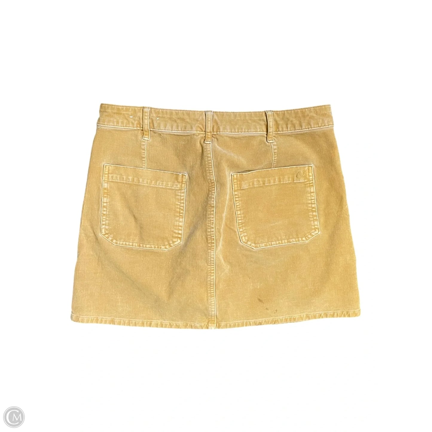 Skirt Midi By American Eagle In Yellow, Size: 10