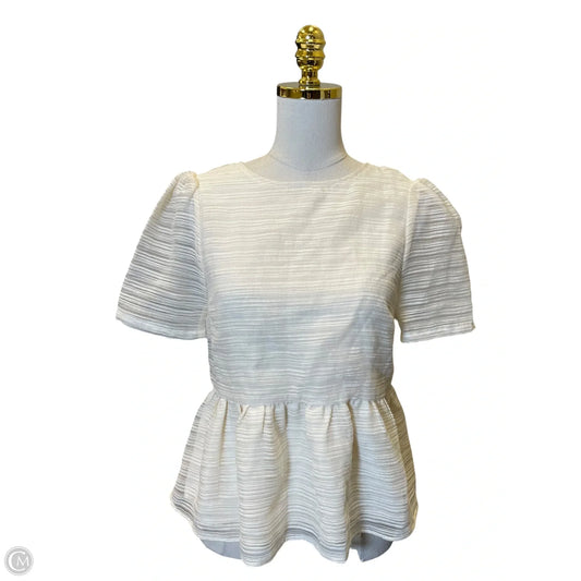 Top Short Sleeve By Sunday In Brooklyn In Cream, Size: Xs