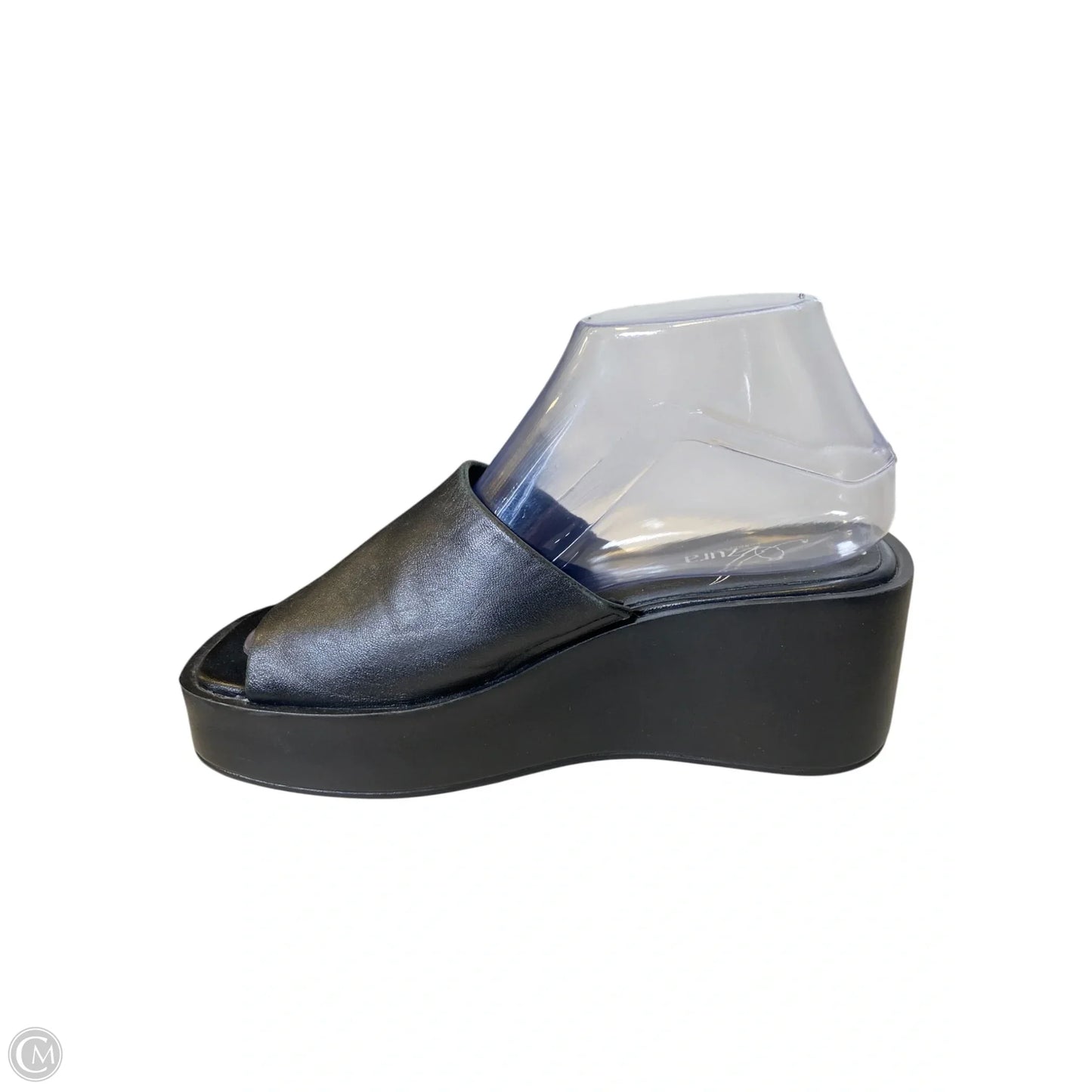Shoes Heels Wedge By Clothes Mentor In Black, Size: 6.5