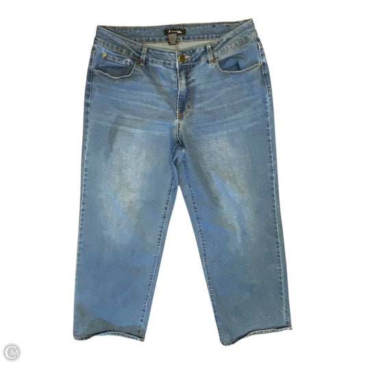 Jeans Wide Leg By D Jeans In Blue Denim, Size: 12
