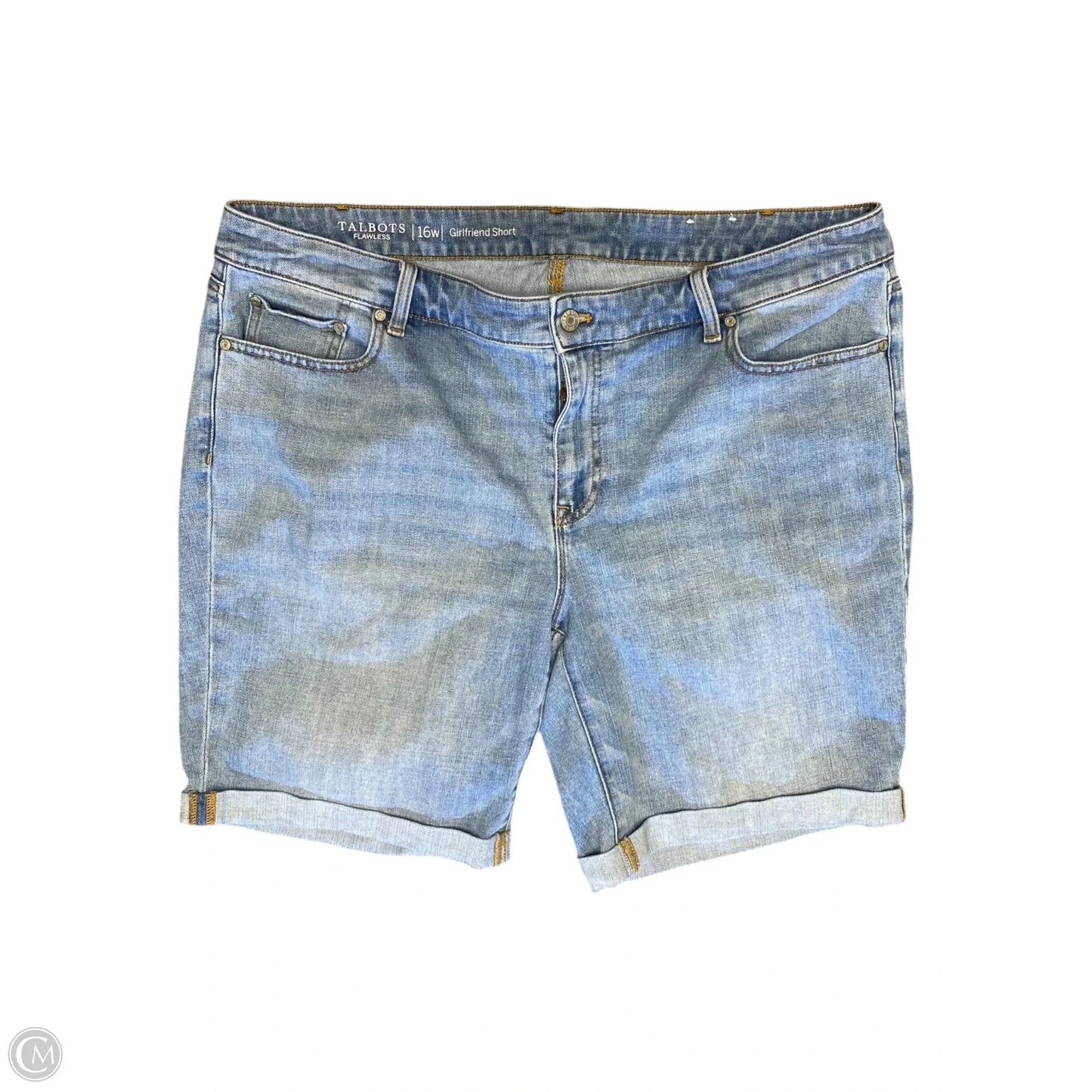 Shorts By Talbots In Blue Denim, Size: 16