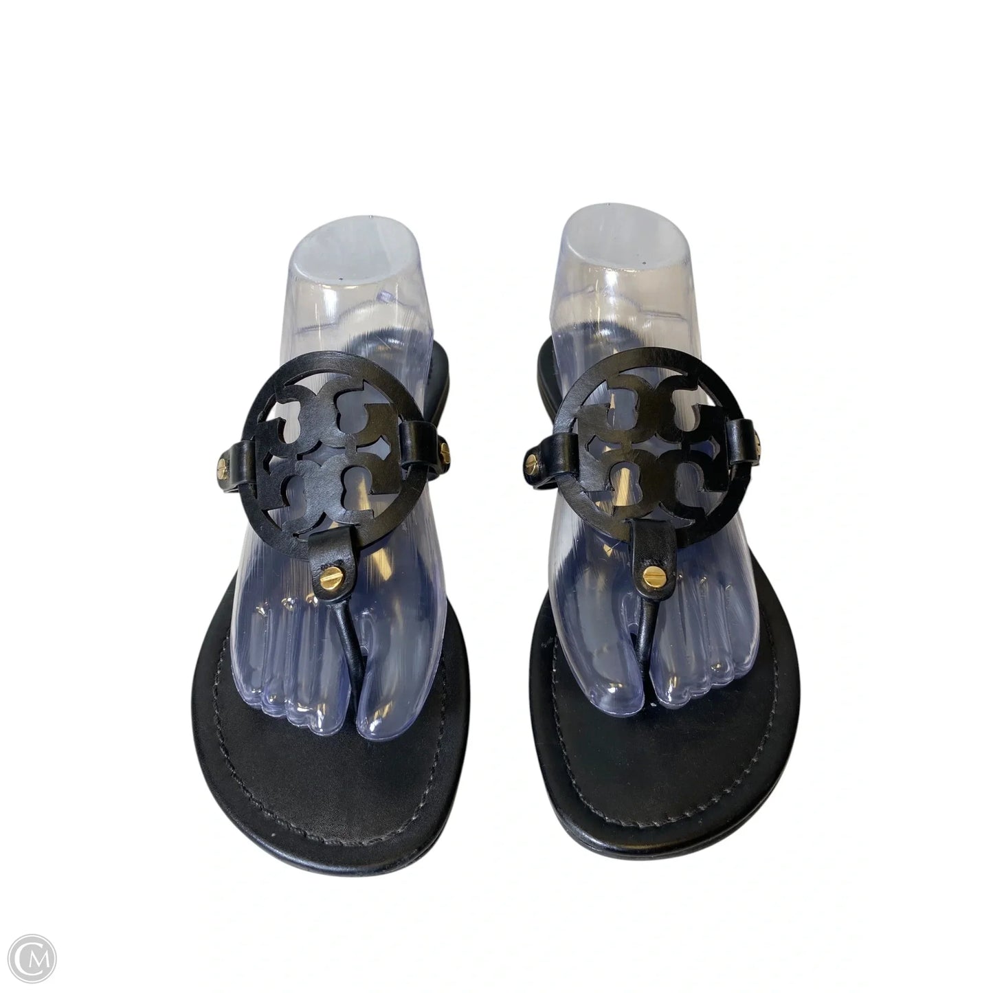 Sandals Designer By Tory Burch In Black, Size: 10