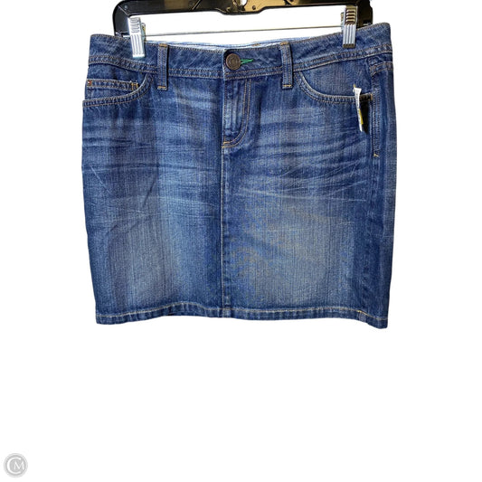 Skirt Midi By Tommy Hilfiger In Blue Denim, Size: 10