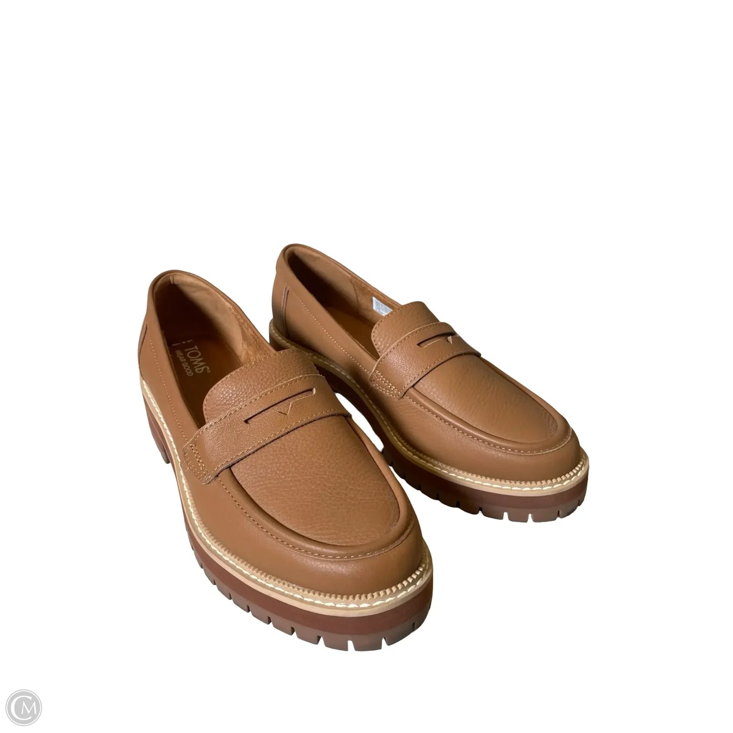 Shoes Flats By Toms In Tan, Size: 10W