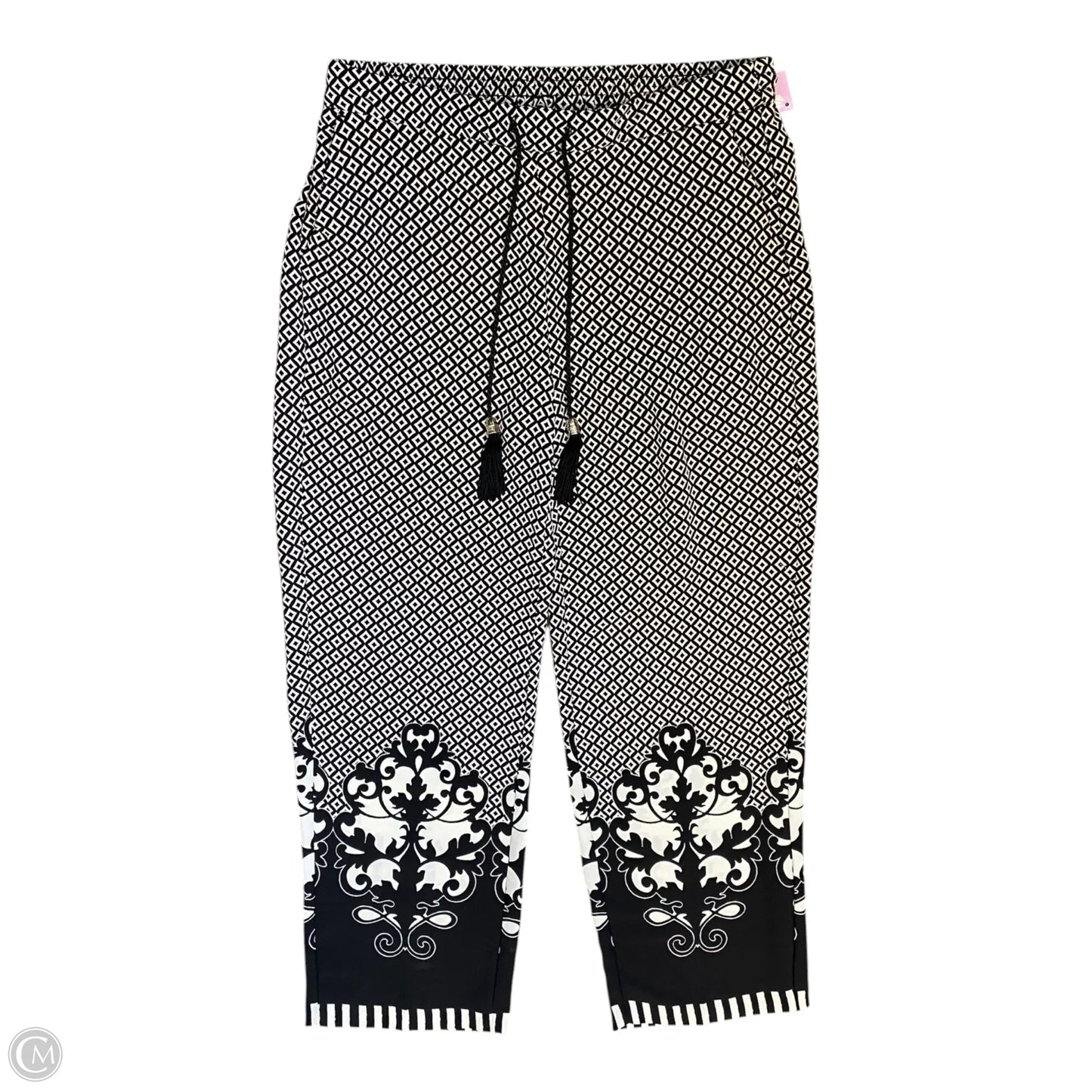 Pants Other By Chicos In Black & White, Size: 8