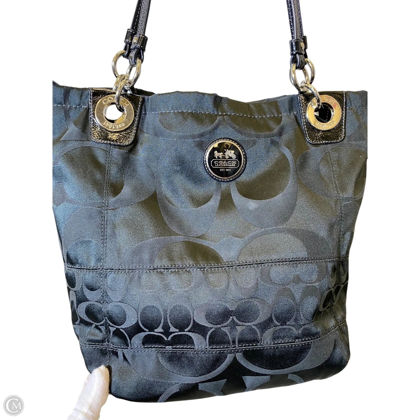 Handbag Designer By Coach, Size: Large