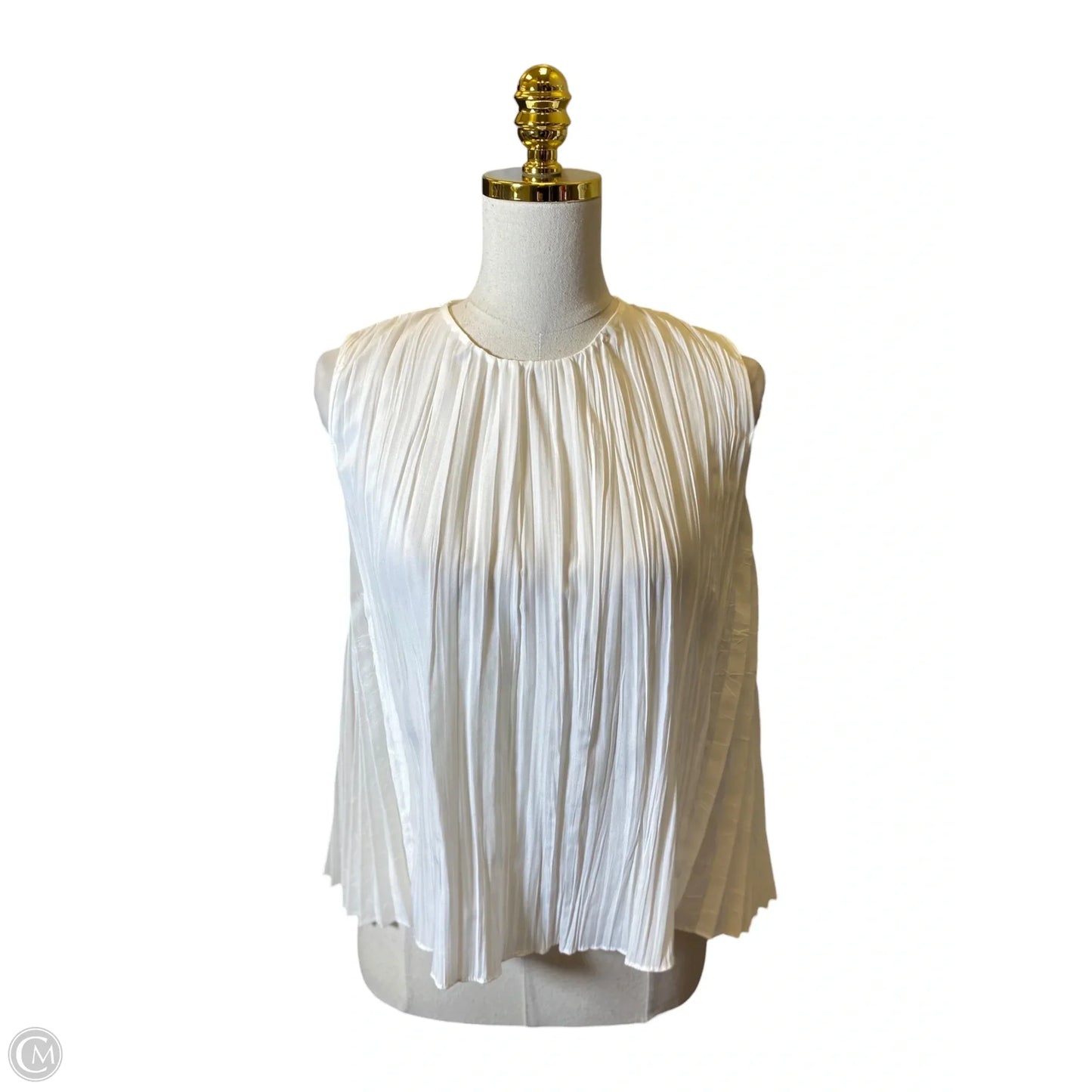 Top Sleeveless By Vince In White, Size: S
