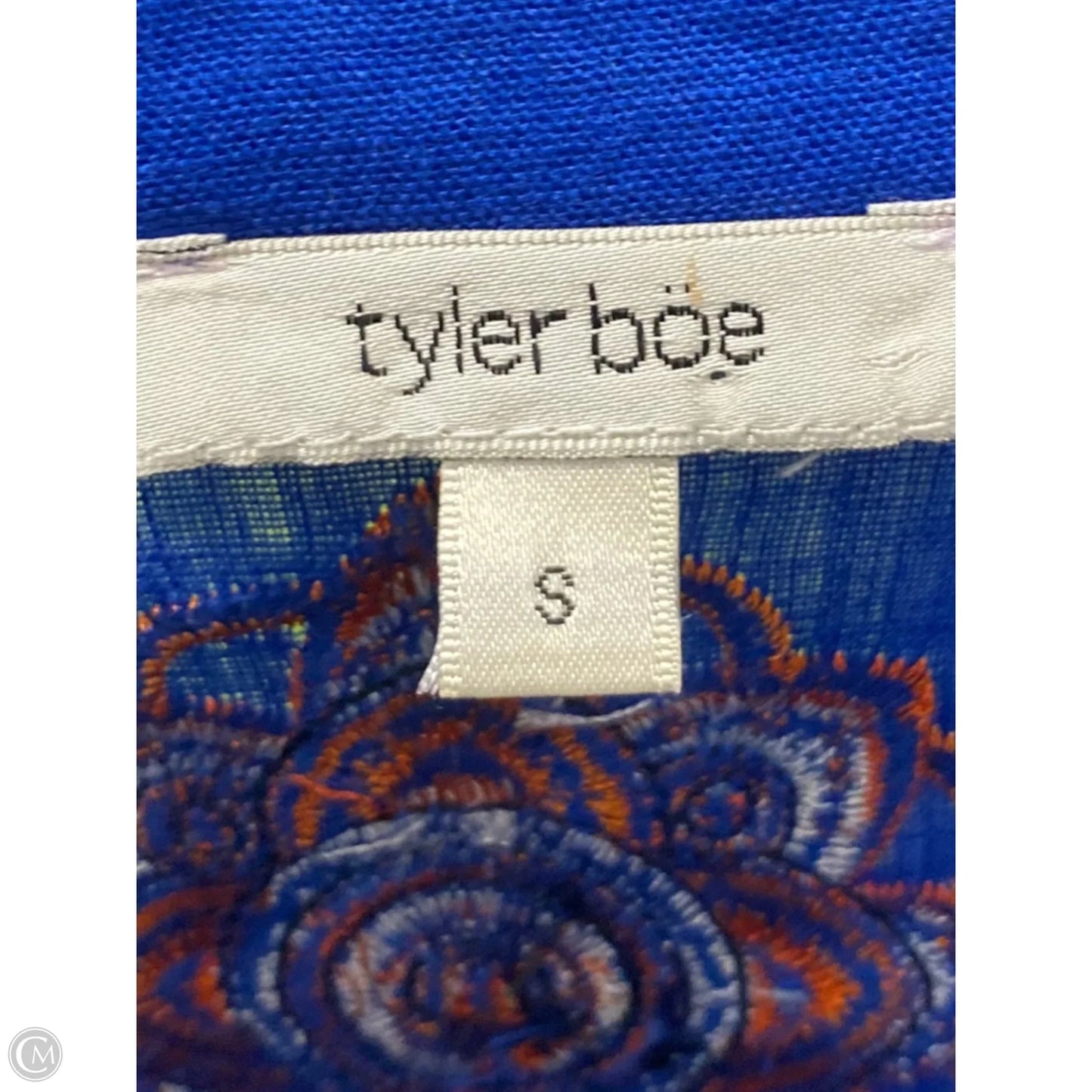 Dress Casual Midi By Tyler Boe In Blue & Orange, Size: S