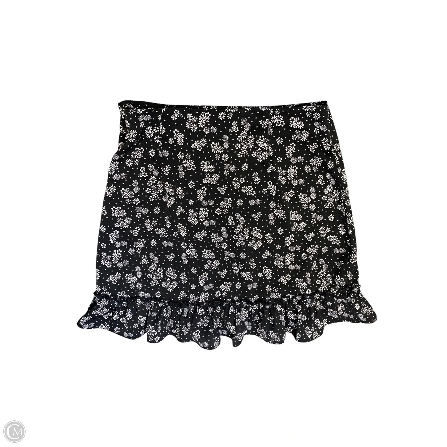 Skirt Midi By Lush In Black & White, Size: S