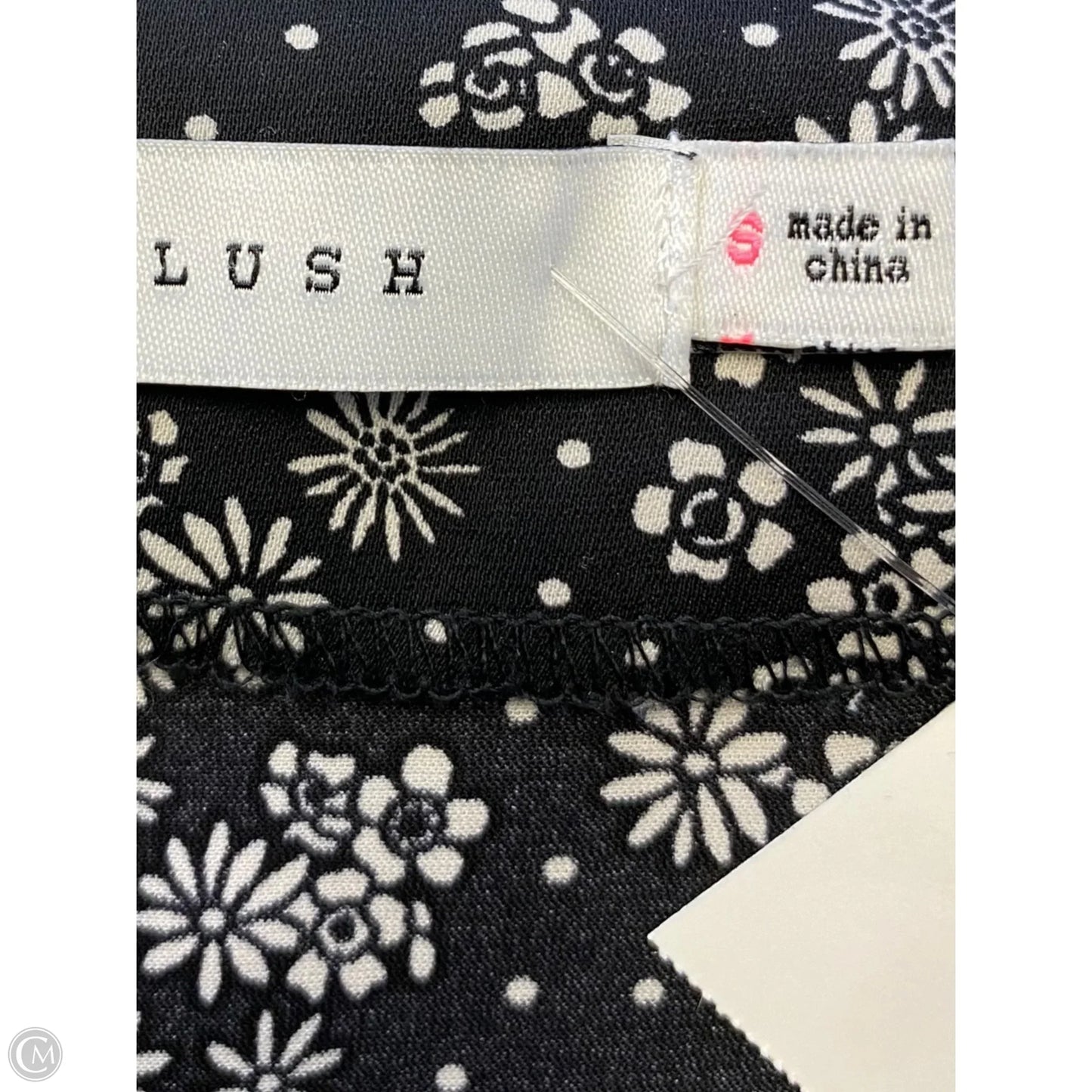 Skirt Midi By Lush In Black & White, Size: S