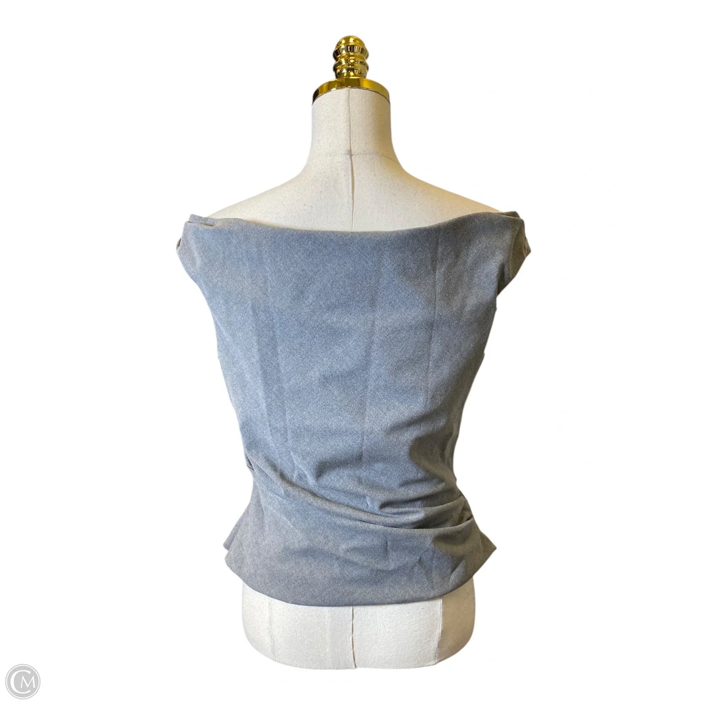 Top Sleeveless By Loft In Grey, Size: S