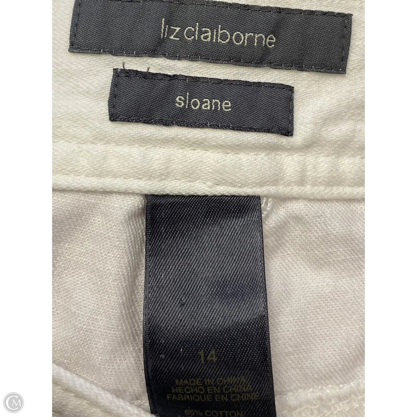 Pants Cropped By Liz Claiborne In White, Size: 14