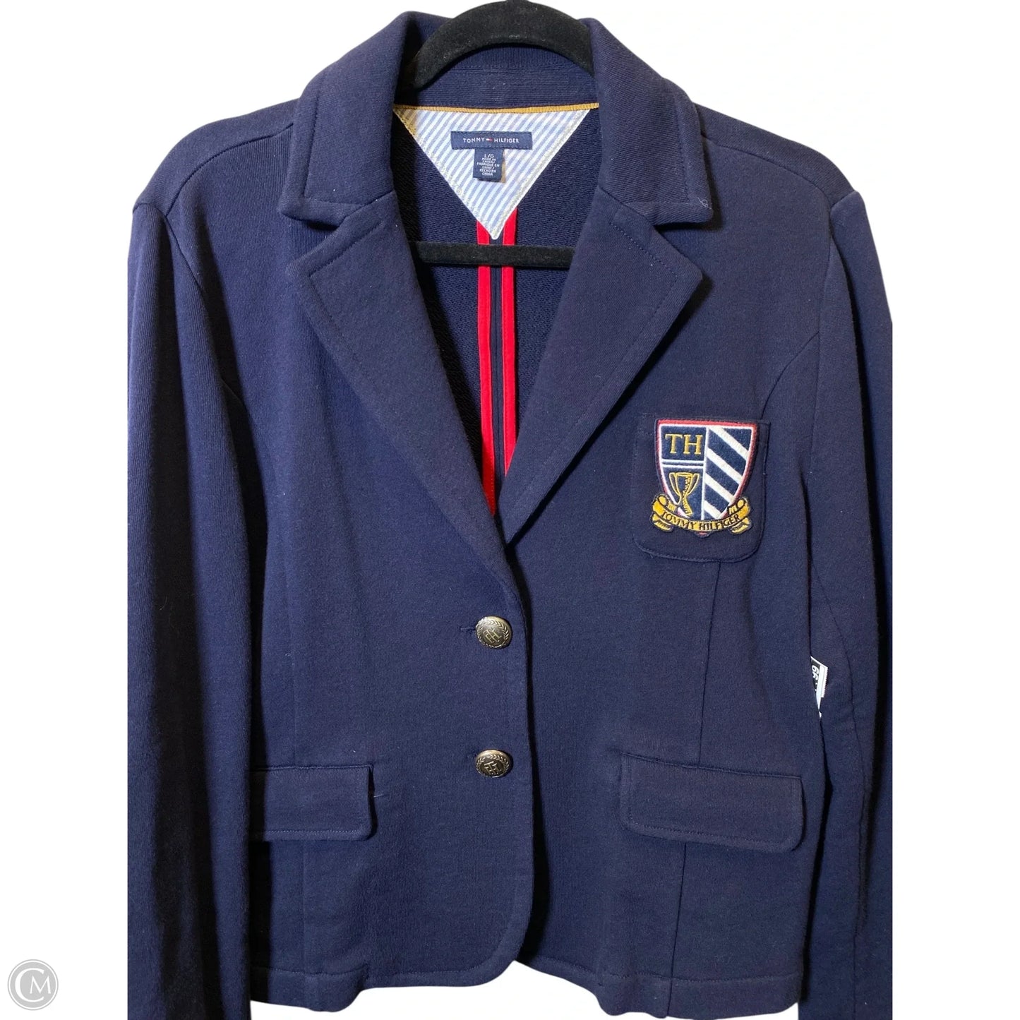 Blazer By Tommy Hilfiger In Navy, Size: L
