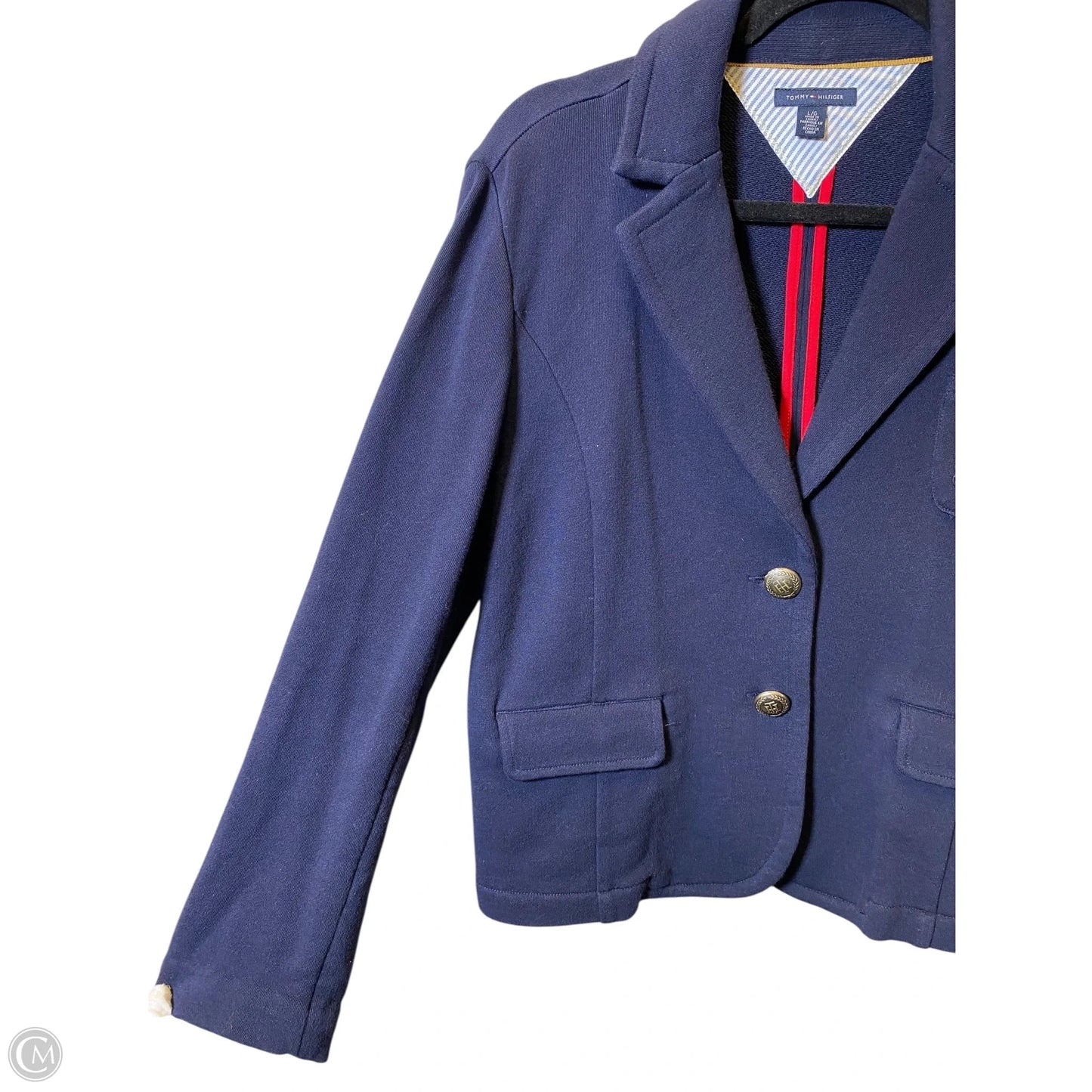Blazer By Tommy Hilfiger In Navy, Size: L