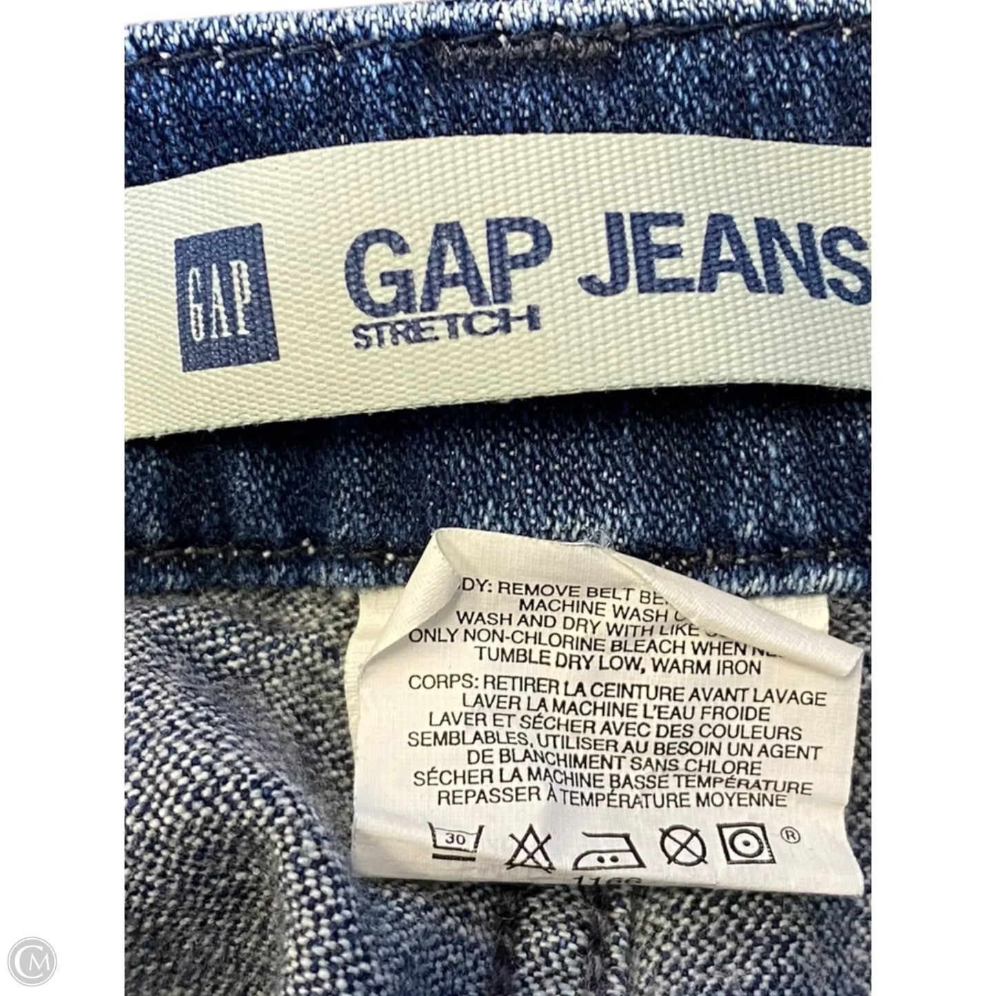 Skirt Midi By Gap In Blue Denim, Size: 6