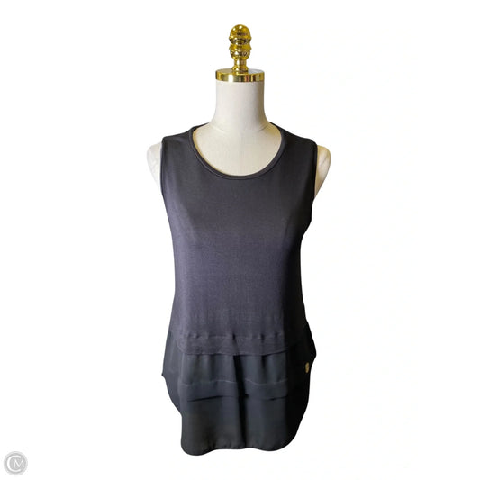 Top Sleeveless By August Silk In Black, Size: M