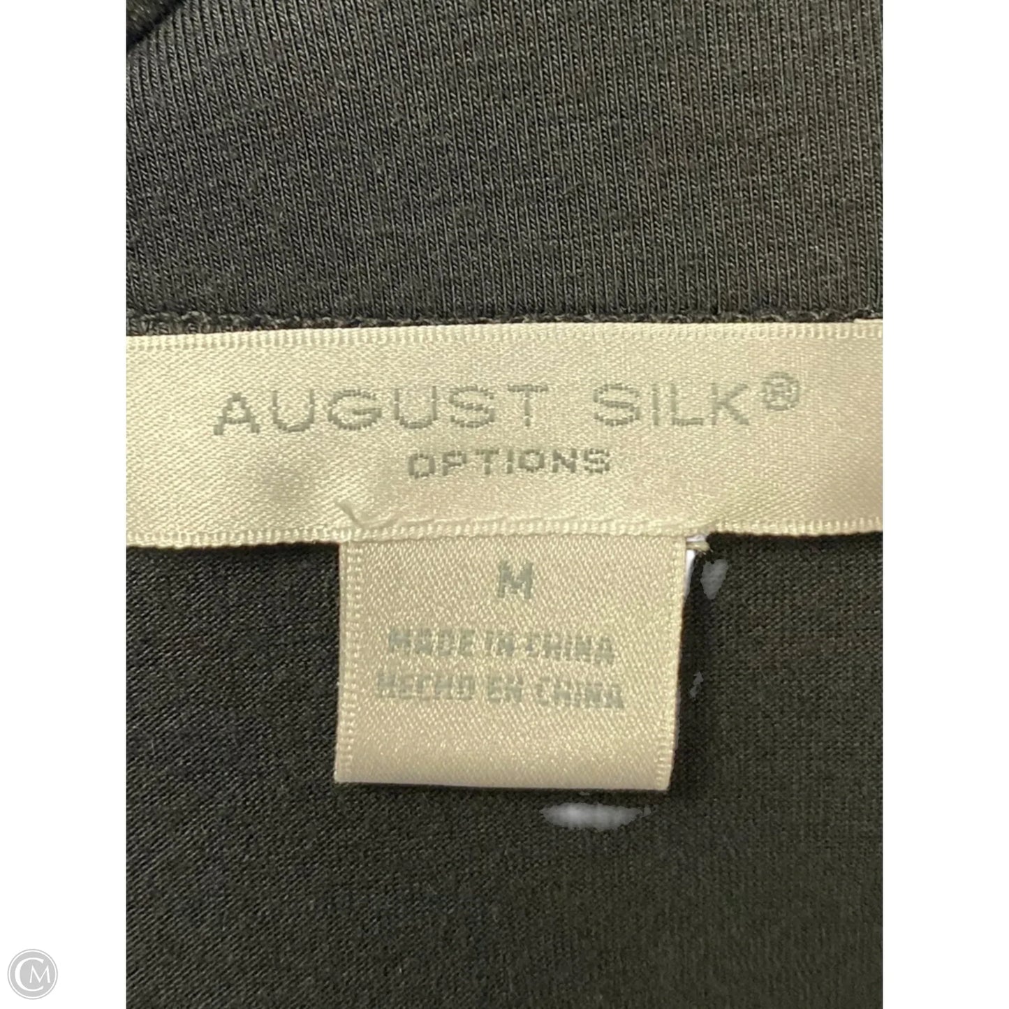 Top Sleeveless By August Silk In Black, Size: M