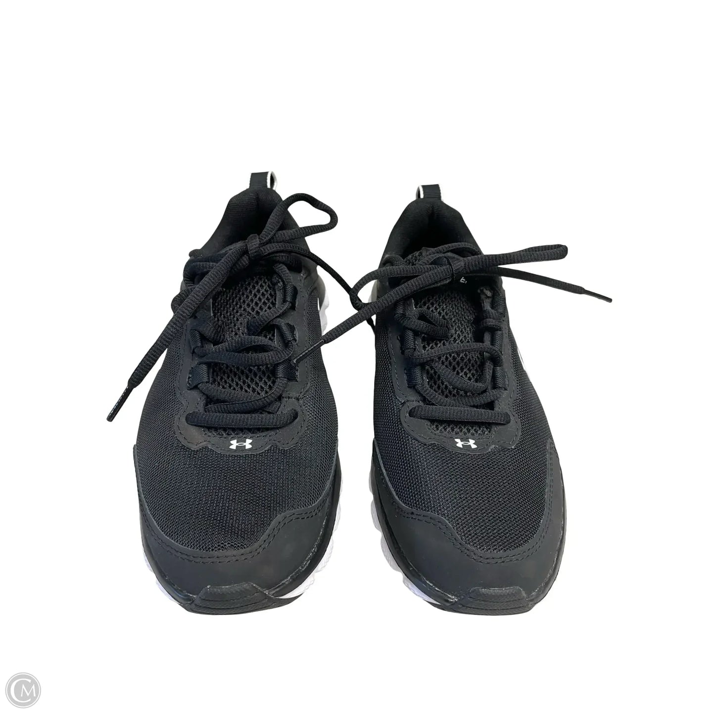 Shoes Athletic By Under Armour In Black & White, Size: 7.5