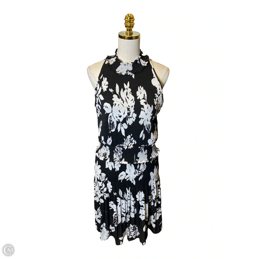 Dress Casual Midi By Clothes Mentor In Black & White, Size: M