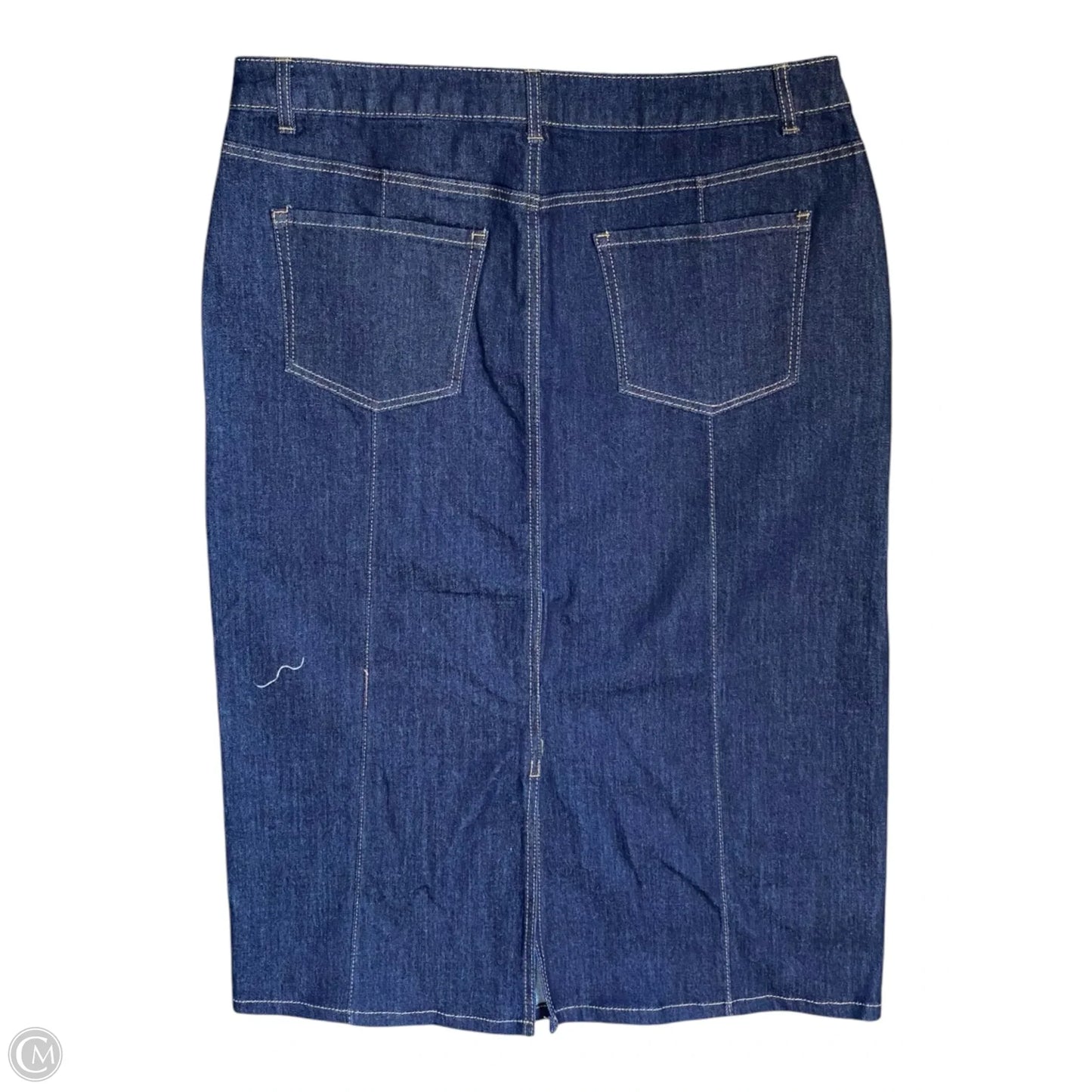Skirt Maxi By Rachel Zoe In Blue Denim, Size: 16
