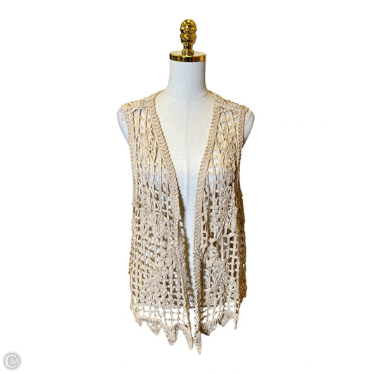 Cardigan By Clothes Mentor In Beige, Size: Osfm