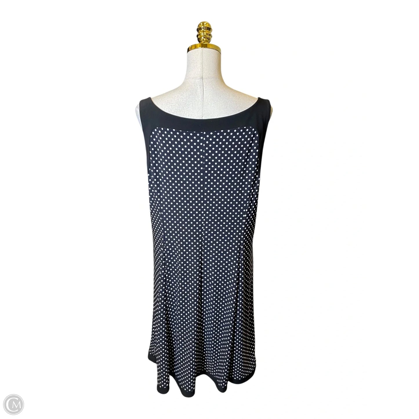 Dress Casual Midi By Jones New York In Polkadot Pattern, Size: 16