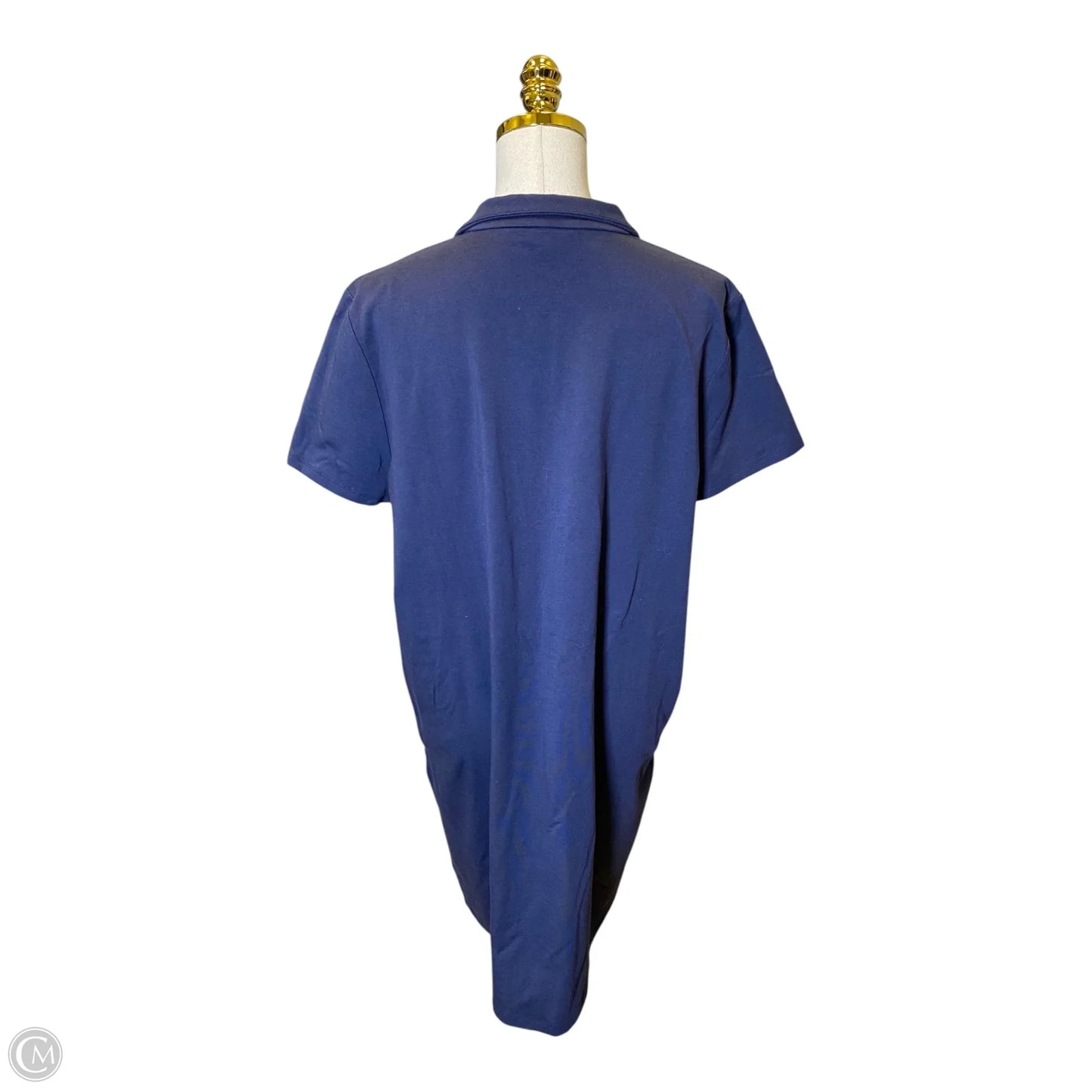 Dress Casual Midi By Chicos In Navy, Size: Xl
