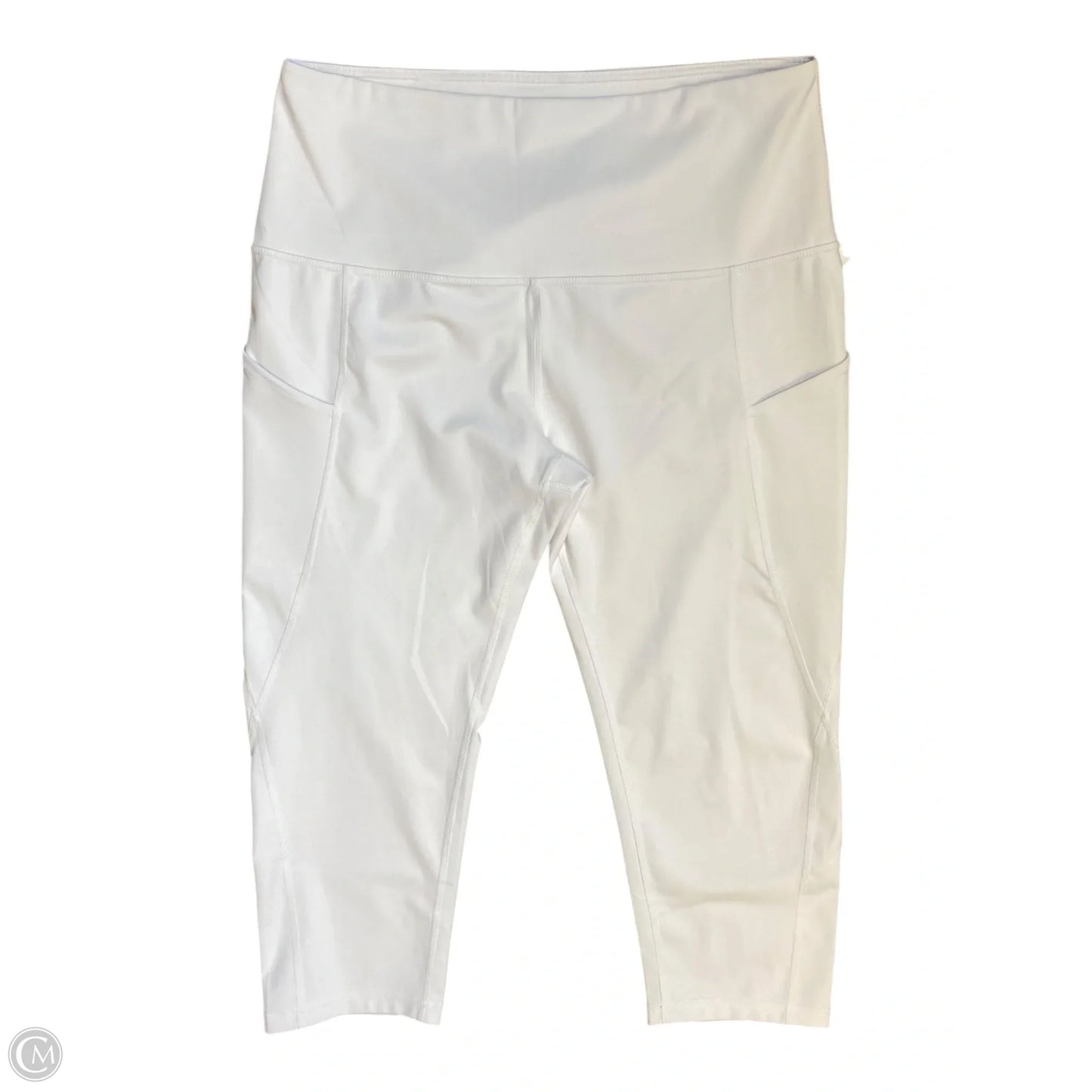 Athletic Leggings By Clothes Mentor In White, Size: M