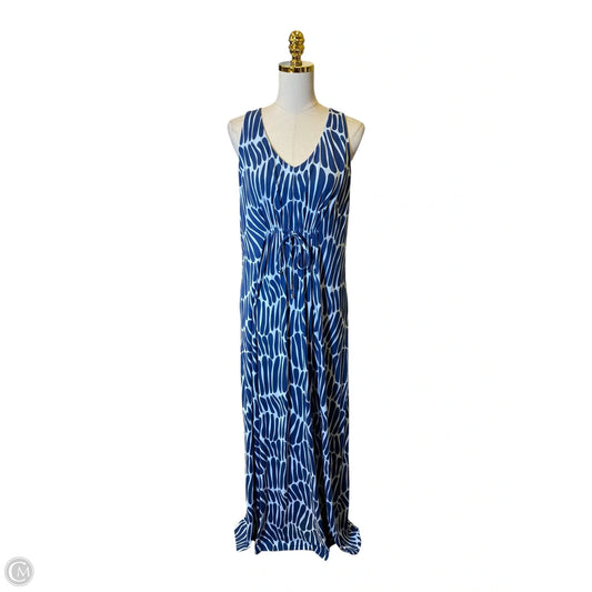Dress Casual Maxi By Tommy Bahama In Blue, Size: Xl