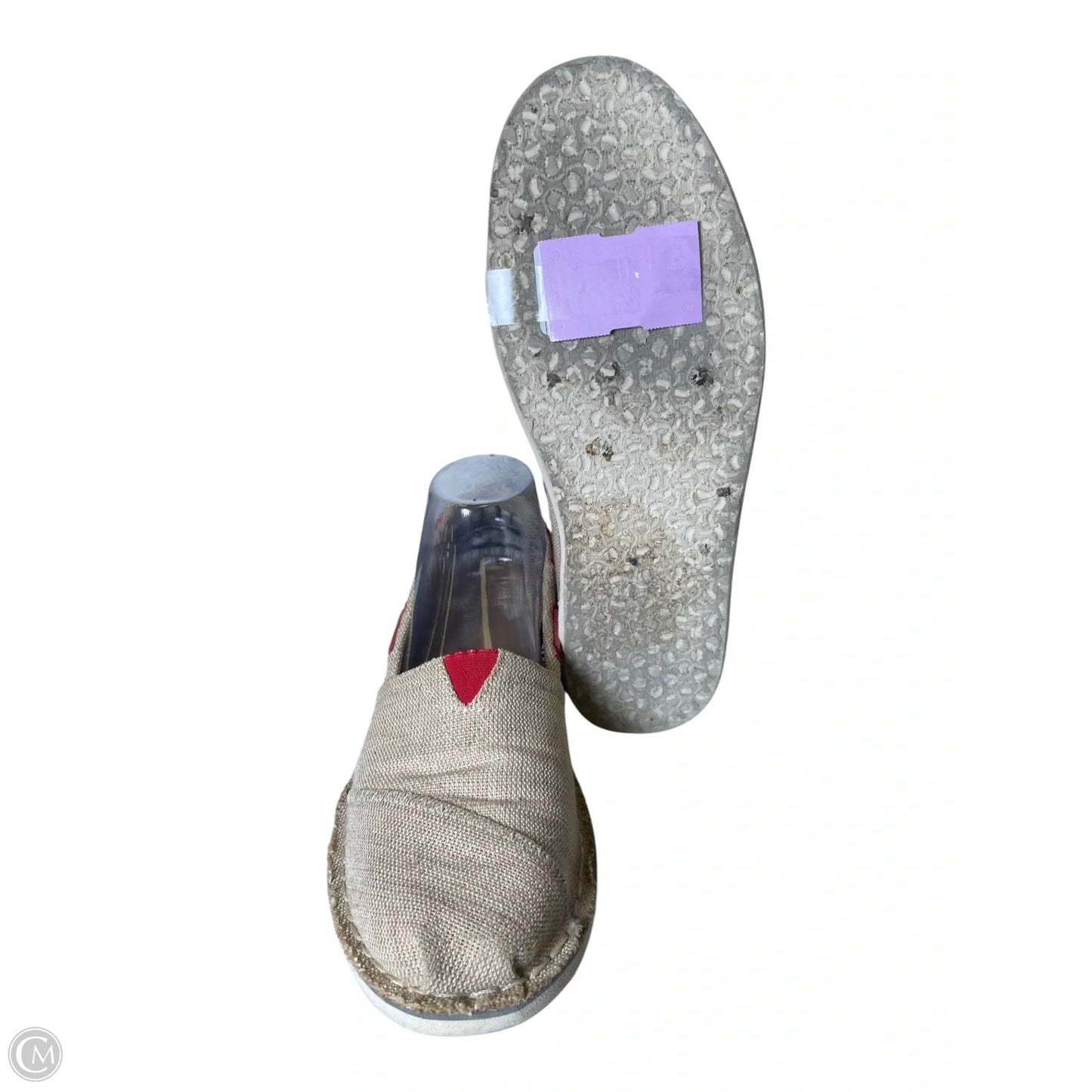 Shoes Flats By Toms In Tan, Size: 9