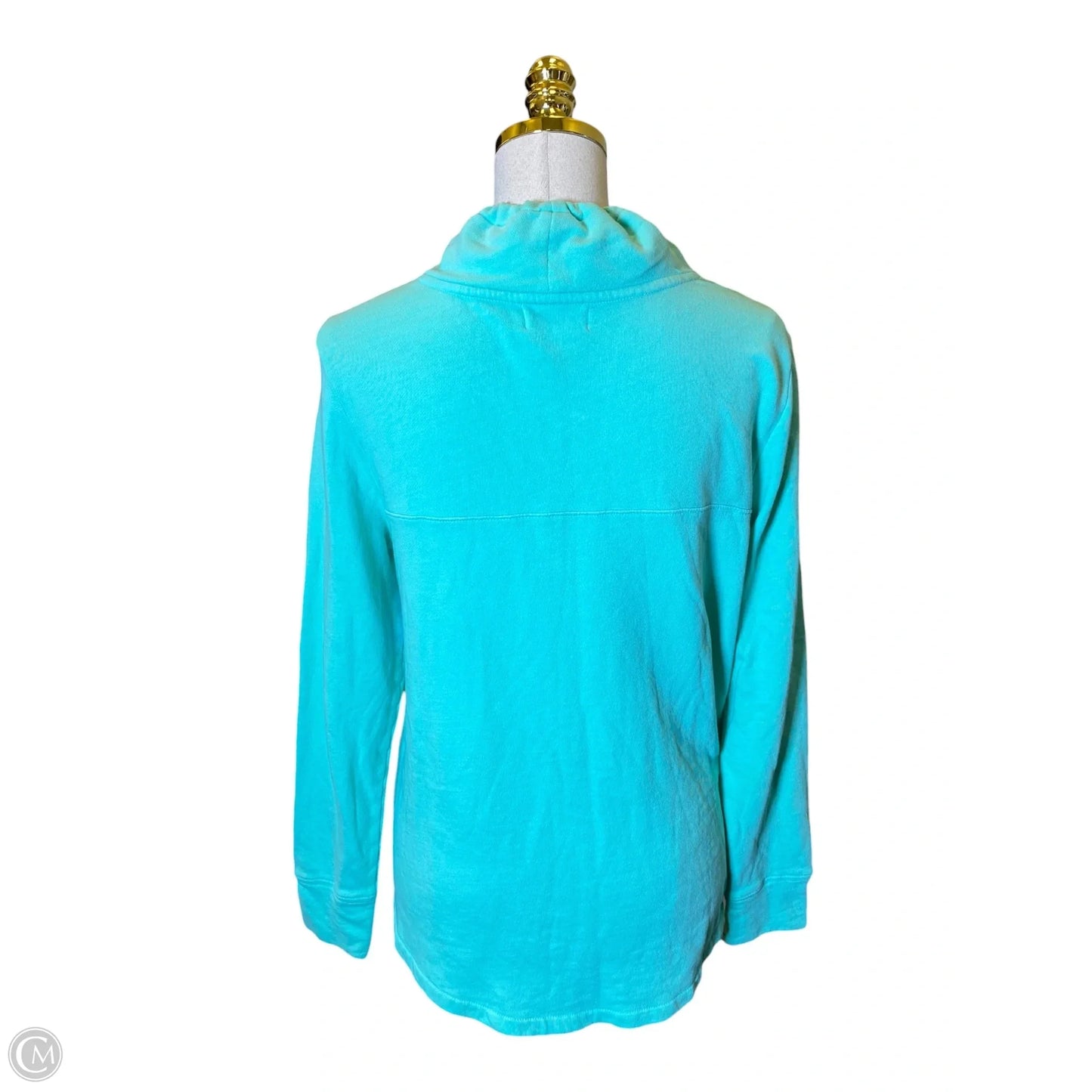 Sweatshirt Collar By Vineyard Vines In Teal, Size: Xs