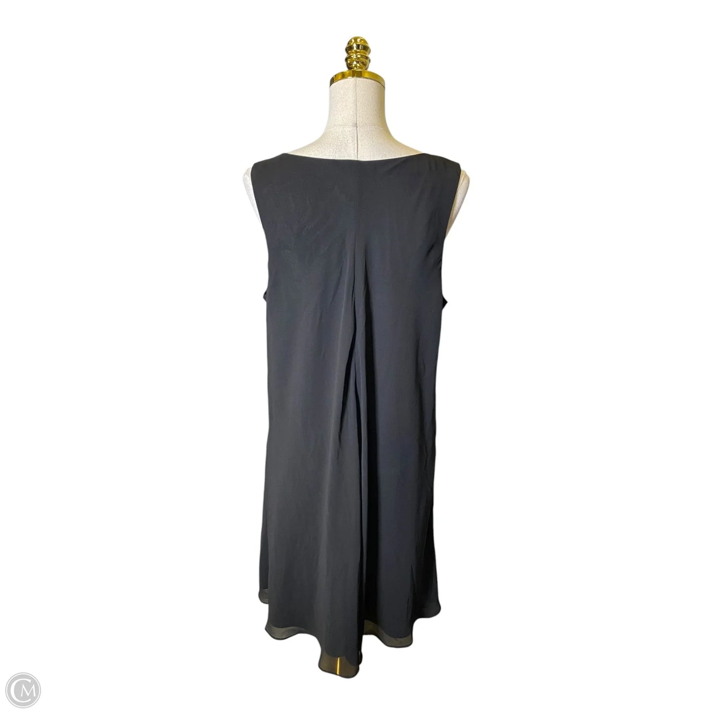 Dress Casual Midi By White House Black Market In Black, Size: 16