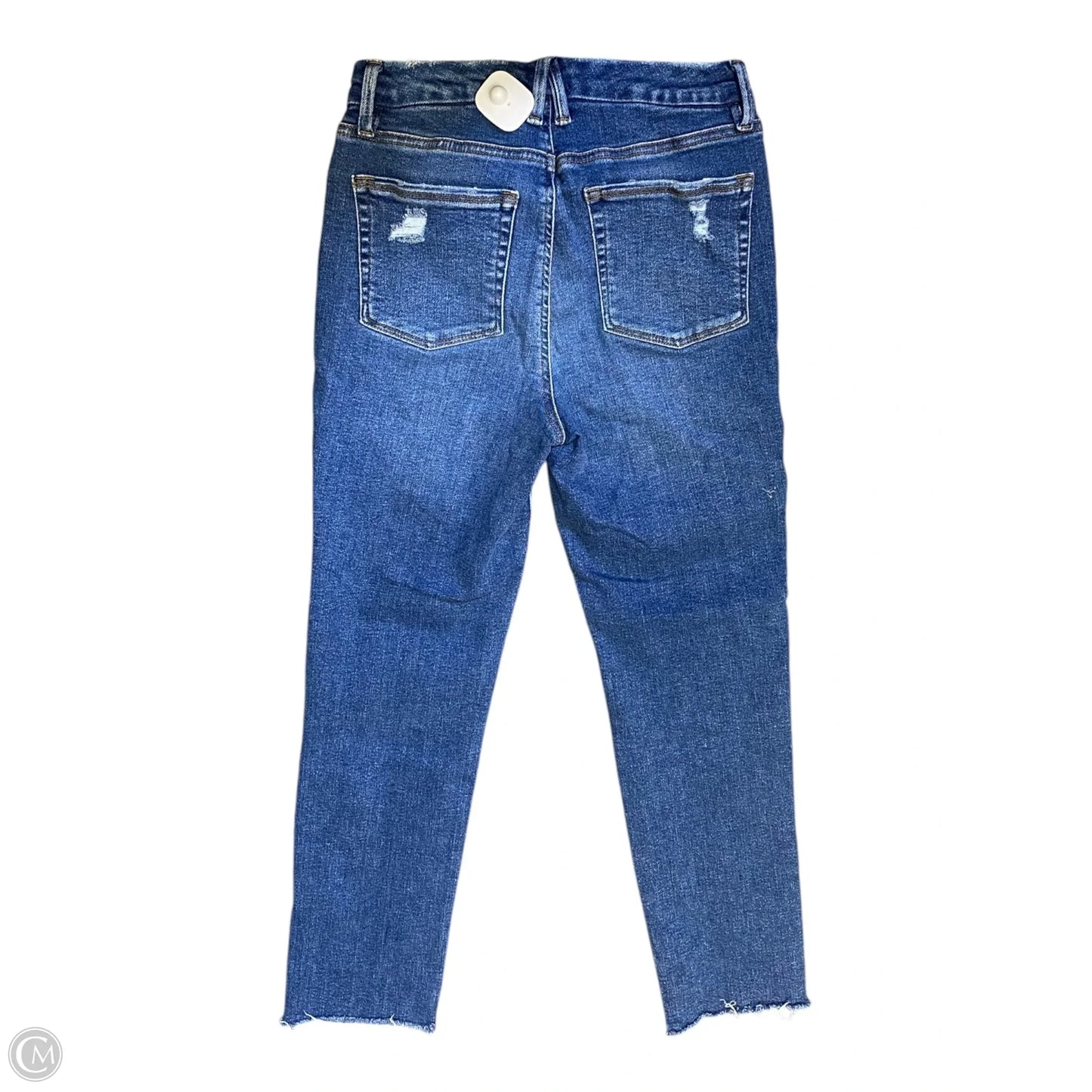 Jeans Straight By Good American In Blue Denim, Size: 6