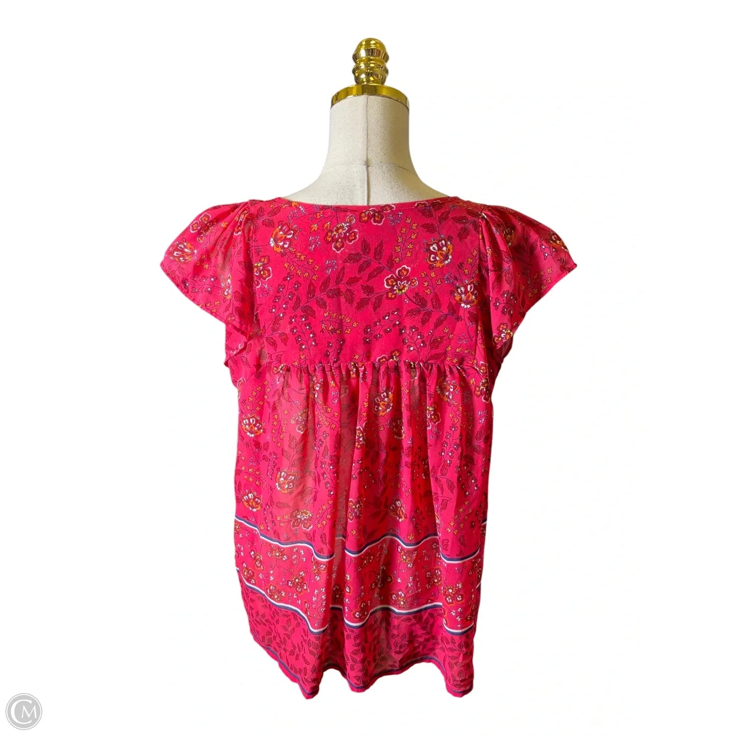 Blouse Sleeveless By Gap In Pink, Size: M