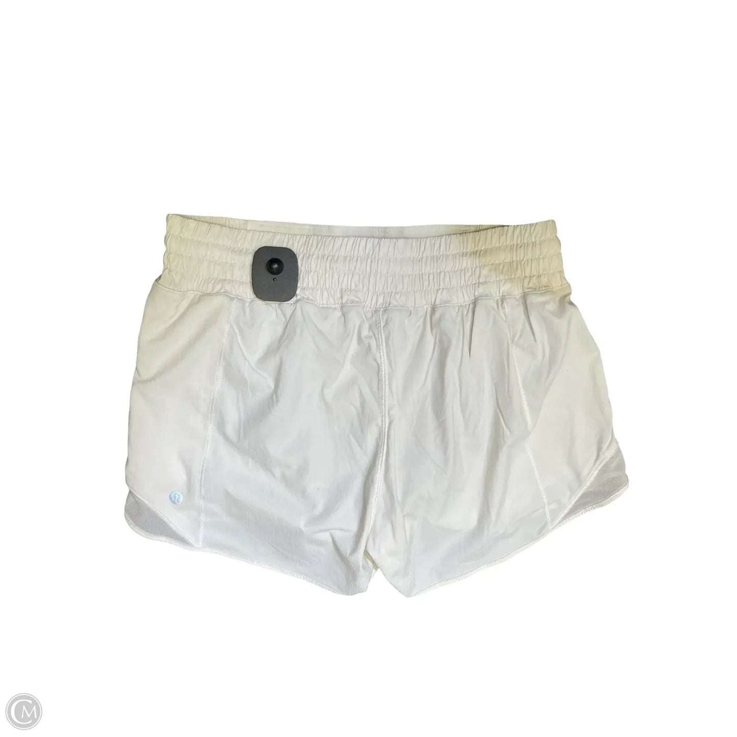 Athletic Shorts By Lululemon In White, Size: 8